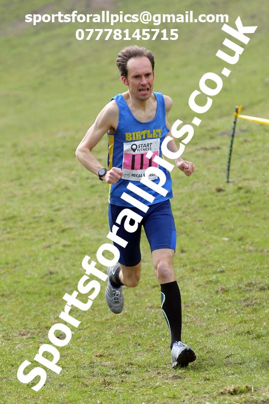 Masters men 2021 NECAA Cross Country Relays, Thornley Farm, Peterlee, Saturday, April 10th. Photo: David T. Hewitson/Sports for All Pics